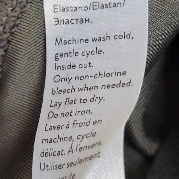 Spanx Faux Leather Moto Leggings Womens Small Gray Sexy City Coastal Compression - Picture 7 of 9